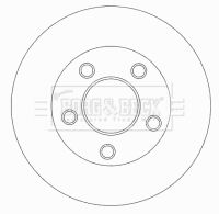 BORG & BECK Тормозной диск BBD5772S